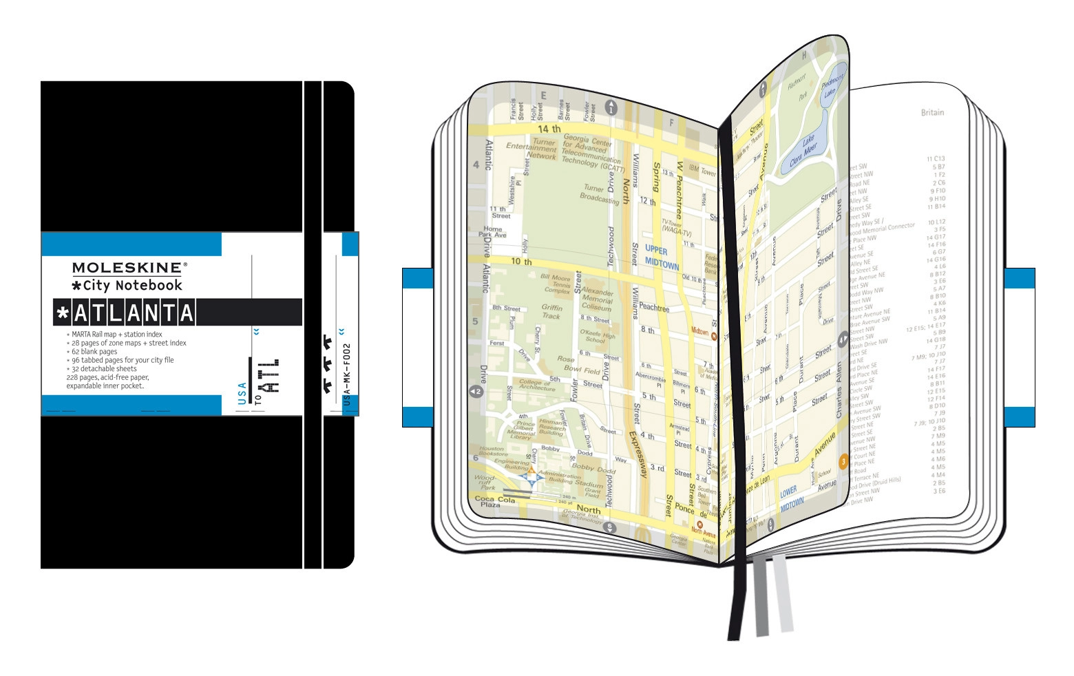 Een City Notebook ATLANTA ** zonder recht van retour ** koop je bij Moleskine.nl